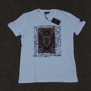 Dolce & Gabbana White Short Sleeve Tee
